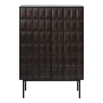 Sötétbarna szekrény 90x130 cm Latina – Unique Furniture kép