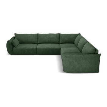 Sötétzöld sarokkanapé (variálható) Vanda – Mazzini Sofas kép