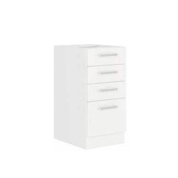 SPLIT fehér mdf alsó konyhaszekrény 40cm kép