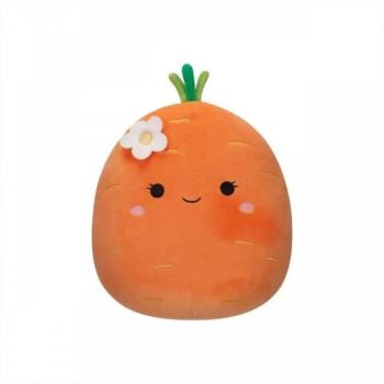 SQK - Little Plush (5"" Squishmallows) (Caroleena - Orange Carrot W/Green Top and Flower Pin) - Butopêa kép