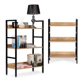 Stabil 3 polcos polc - fém és fa kombinációja 93 x 60 x 27,5 cm kép