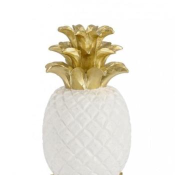 SURABAYA fehér ananász dekoráció 30cm kép