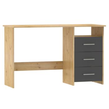 Számítógépasztal, artisan tölgy/grafit, LARISTOTE NEW kép