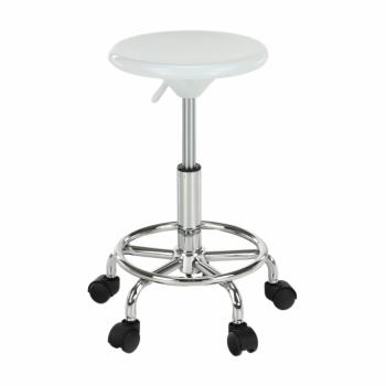 Szék, fehér/króm, MABEL 4 NEW kép