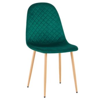 Szék, smaragd Velvet szövet/bükk, LEGA 2 NEW kép