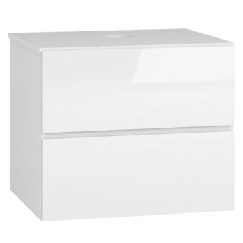 Szekrény mosdó alá, alaska/fényes fehér, BALETA S60 kép