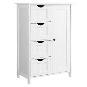 Szekrény/polcállvány, fehér, STORMI kép