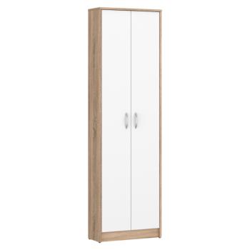 Szekrény, sonoma tölgy/fehér, VIRA-MECKI NEW kép