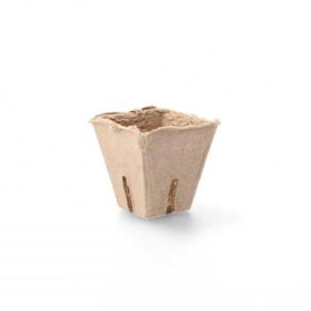 Szögletes tőzegcserép szett (72 db) – 6×6x5 cm kép