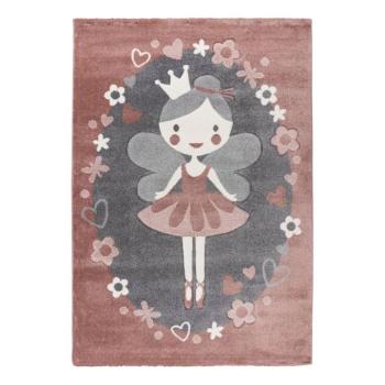 Szőnyeg, ballerina, rózsaszín, 80x150 cm - FEE CLOCHETTE kép