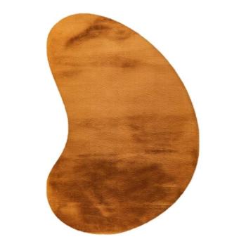 Szőnyeg, csepp alakú, borostyánsárga, poliészter, 160x230 cm - TOUDOU kép