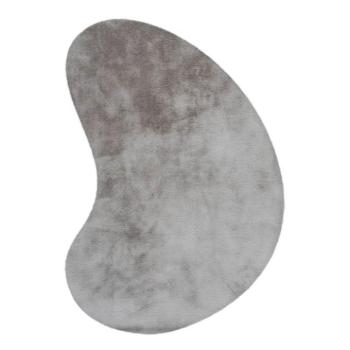 Szőnyeg, csepp alakú, ezüst, poliészter, 160x230 cm - TOUDOU kép