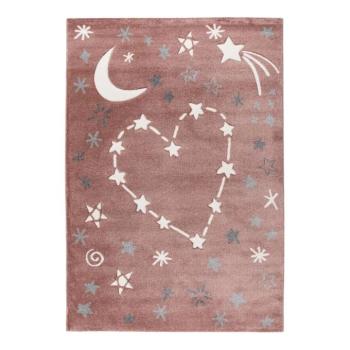 Szőnyeg, csillagok, rózsaszín, 160x230 cm - AMOUR kép