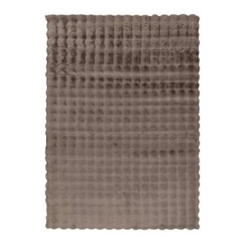 Szőnyeg, dombormintás, barna, poliészter, 80x150 cm - WISPORA kép