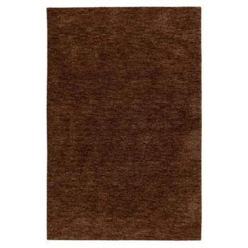 Szőnyeg, egyszínű, sötétbarna, poliészter, 200x290 cm - AGGELUNE kép