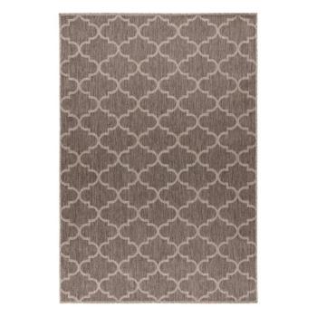 Szőnyeg, elegáns mintás, kül- és beltéri, barna, 200x290 cm - PANACHEA kép