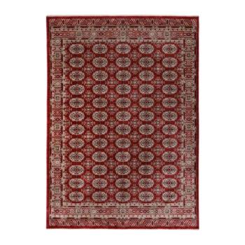 Szőnyeg, klasszikus, török stílusú, piros, poliészter, 120x170 cm - BERBERE kép