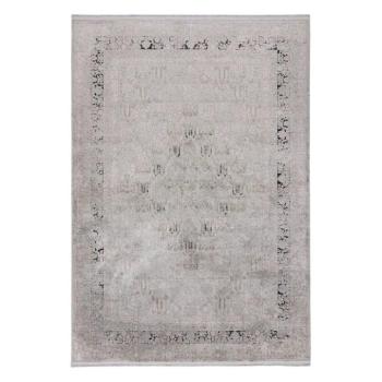 Szőnyeg, kopott mintás, ezüst, viszkóz - akril, 160x230 cm - LUNE D'OR kép