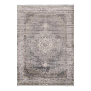 Szőnyeg, kopott mintás, szürke, viszkóz - akril, 120x170 cm - LUNE D'OR kép