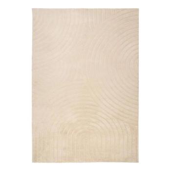Szőnyeg, körvonalakkal mintázott, bézs, poliészter, 200x290 cm - VOLANTE kép