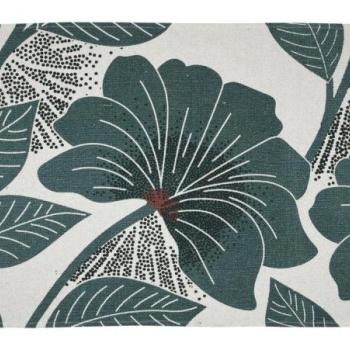 Szőnyeg, növénymintás, pamut, zöld - bézs, 60x90 cm - PARROT kép