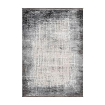 Szőnyeg, Pierre Cardin, kopott mintás, ezüst - fekete, lyocell - viszkóz - akrill, 160x230 cm - DEGRADE kép