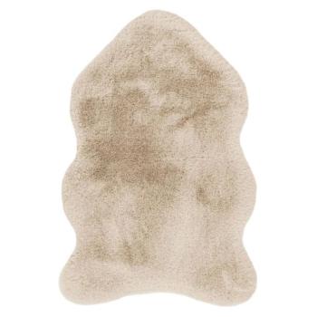Szőnyeg, szabálytalan alakú, bézs, poliészter, 90x60 cm - LA BEBETE kép
