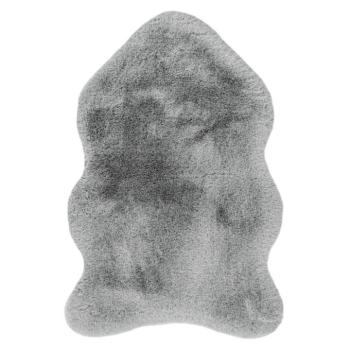 Szőnyeg, szabálytalan alakú, ezüst, poliészter, 90x60 cm - LA BEBETE kép