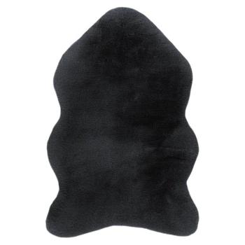 Szőnyeg, szabálytalan alakú, grafit - szürke, poliészter, 90x60 cm - LA BEBETE kép