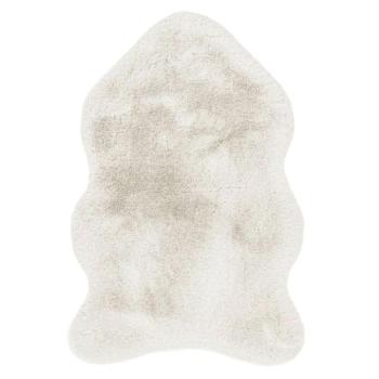 Szőnyeg, szabálytalan alakú, törtfehér, poliészter, 90x60 cm - LA BEBETE kép