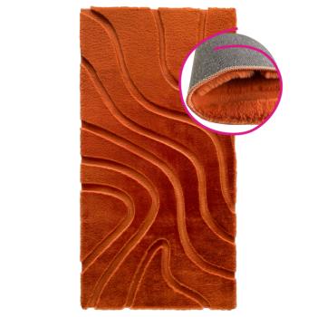 Szőnyeg, téglavörös/3D minta, 80x150, PUFIN TYP 2 kép