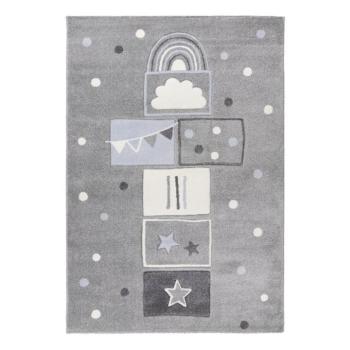 Szőnyeg, ugróiskola, ezüst - kék, 80x150 cm - MARELLE kép