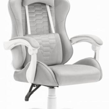 Szövet játékszék HC-1000 - szürke-fehér kép