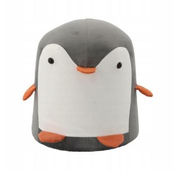 Szürke pingvin formájú gyerek szék/ puff kép