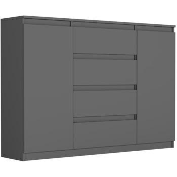 Tágas komód R-140-S4 - különböző színváltozatokban antracit kép