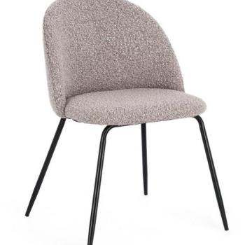 TANYA boucle szürke étkezőszék kép