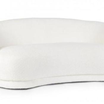 TECLA Fehér Szövet Kanapé kép