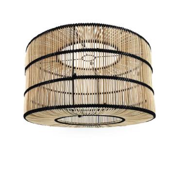 TENGGARA rattan függőlámpa 50 cm kép