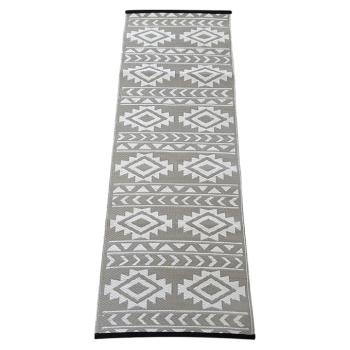 Terasz szőnyeg, szürke/fehér/mintás, 72x193, MEIRIN TYP 1 kép