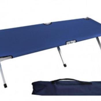 Terepágy, táborágy, kempingágy, sötétkék (Malatec) kép