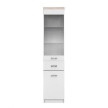 TOPTY II fehér mdf vitrin kép