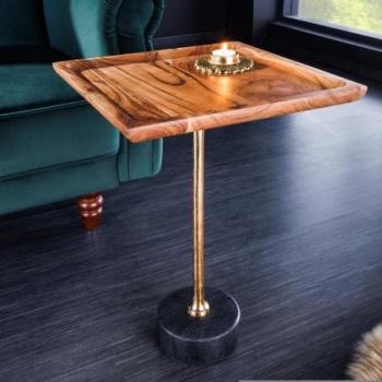 TRAYFUL barna akácfa dohányzóasztal 55cm kép