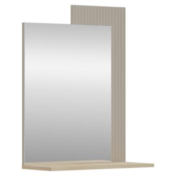 Tükör 65, szürkésbarna Taupe/silverjack tölgy, DOMCA kép