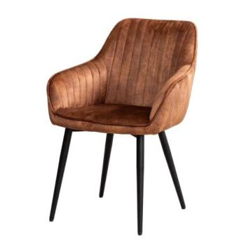 TURIN barna bársony szék kép