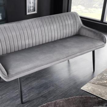 TURIN szürke szövet ülőpad 160cm kép