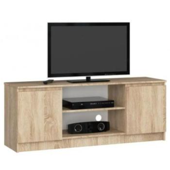 TV állvány 140 cm - Akord Furniture - sonoma tölgy kép