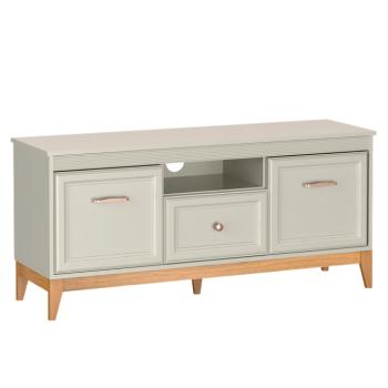 TV állvány, kasmír krémszín/tölgy, VENDY W-8 kép