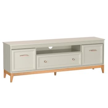 TV állvány, kasmír krémszín/tölgy, VENDY W-9 kép