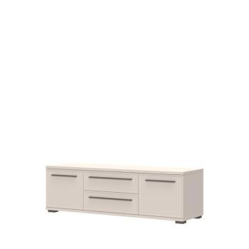 TV állvány, két ajtóval és két fiókkal, kasmír matt, 150 cm - BALLADE kép