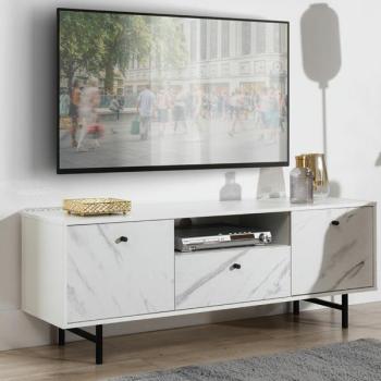 Tv-állvány Providence T102 (Fehér márvány) kép